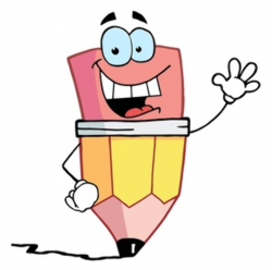 Happy Pencil Clipart - Clip Art Library
