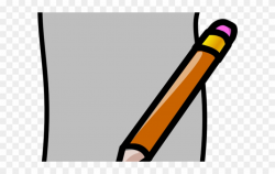 Pencil Clipart Papers - Pencil And Paper Png Transparent Png ...