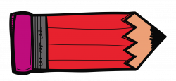 Red pencil clipart - Clip Art Library