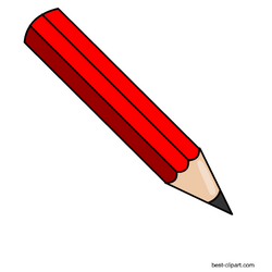 Red pencil, free clip art | Free Clip Art for Teachers, classroom ...
