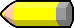 Yellow Pencil clip art (114380) Free SVG Download / 4 Vector