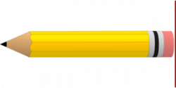 Yellow #2 Pencil clip art - vector clip art online, royalty free ...