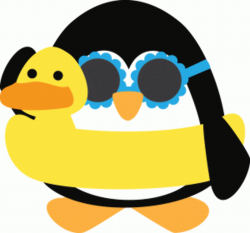 Silhouette Design Store - View Design #62833: beach penguin ...