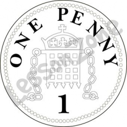 Coin Clipart one penny 7 - 340 X 341 Free Clip Art stock ...