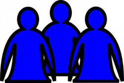 Abstract People Blue Clip Art at Clker.com - vector clip art online ...