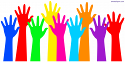 Colorful Hands Clipart - Sweet Clip Art