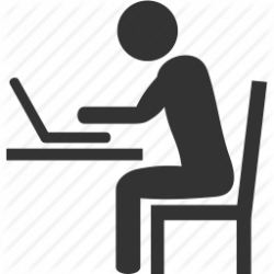 people at computer clipart 68265 - Avatar Business Chair Computer ...