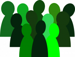 Crowd of people clipart transparent background collection