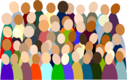 crowd of people clipart 3153 - Smaller Crowd Rdc Color Clip Art At ...
