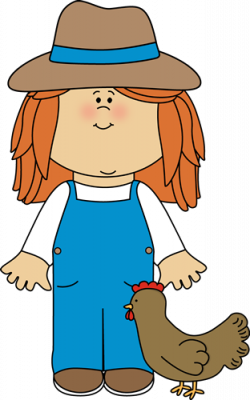 Farmer girl from MyCuteGraphics | Farm Clip Art | Pinterest | Clip ...