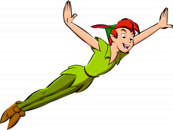 Peter Pan Flying Clipart