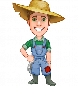 Connor as mr Handsome Farmer: A #farmer #man #vector #character ...