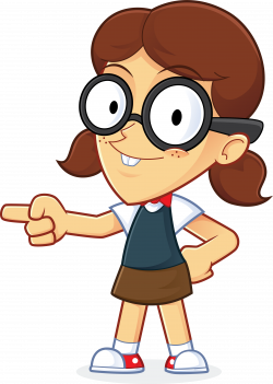 Image for Free Girl Geek Pointing People High Resolution Clip Art 1 ...