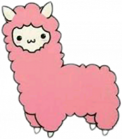 Llama Kawaii - Sticker by VixellaEdits