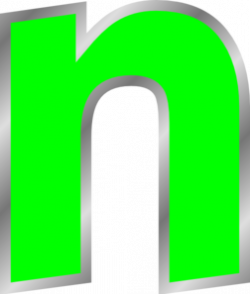 Lowercase N Clip Art at Clker.com - vector clip art online, royalty ...