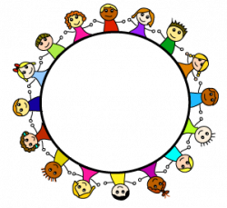child images clip art | PAGE 2 - MULTICULTURAL: FRIENDSHIP GLOBE ART ...