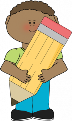 Boy Holding Pencil Clip Art - Boy Holding Pencil Image | Education ...