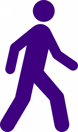 Walking Man Black Clip Art at Clker.com - vector clip art online ...