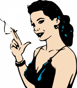 Tobacco smoking Cigarette Woman Computer Icons free commercial ...