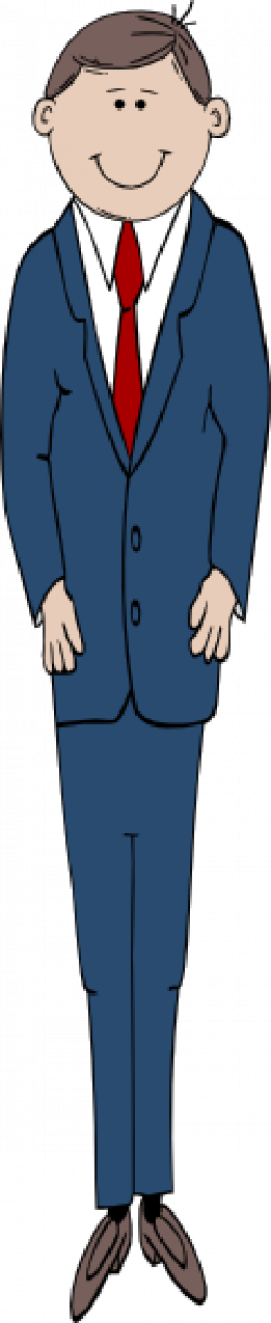 Tall Man In Suit Clip Art at Clker.com - vector clip art online ...
