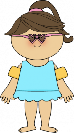 Girl Wearing Sunglasses | Дети | Clip art, Art girl, Summer kids