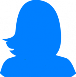 Blue Woman Silhouette clip art | Clipart Panda - Free Clipart Images