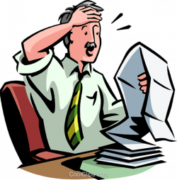 Stressed At Work Clipart Png Images