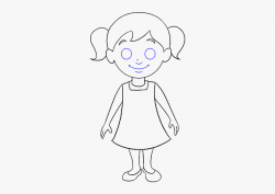 Luxurious And Splendid - Draw A Little Girl Easy, Cliparts ...