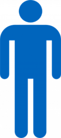 Man Silhouette Blue PNG, SVG Clip art for Web - Download ...