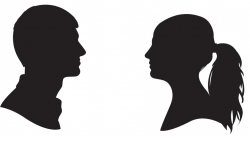 Silhouette Drawing Clip art - Profile Silhouette png ...