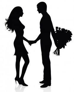Simple Couples Silhouettes | couple silhouette 1 ...