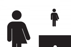 Gender Neutral Bathroom Sign Person