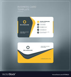Corporate Business Card Print Template Personal