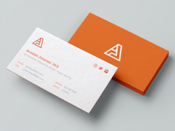 Personal Business Cards by AJ Jimenez on Dribbble