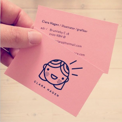 My own personal business card. Logofication of me! Yeah ...