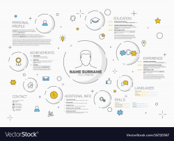 Original creative cv resume template