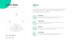 Roundy - Personal Resume / CV / Vcard PSD Template