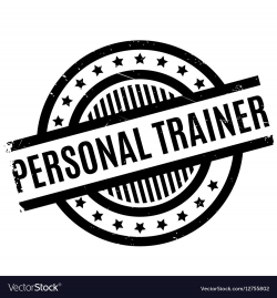 Personal Trainer rubber stamp