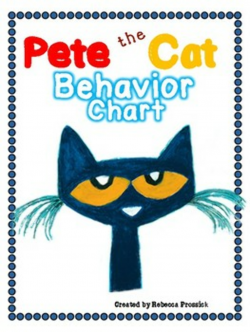 Pete the Cat Behavior Chart