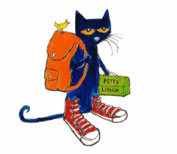 Pin by Lauren Storey on Pete the Cat Hallway | Cat clipart ...