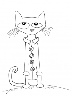 Pete the Cat and His Four Groovy Buttons coloring page ...