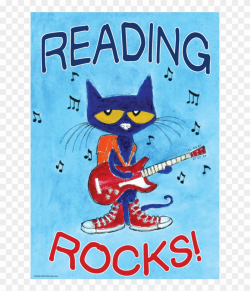 Tcr63930 Pete The Cat Reading Rocks Positive Poster - Pete ...
