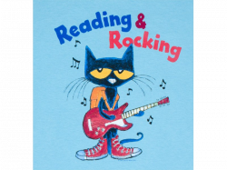 Pete The Cat Rockin And Readin With Meriden Transparent Png ...