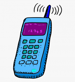 Analogue Mobile Phone - Mobile Clipart #340426 - Free ...