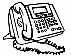 Office clipart office phone, Office office phone Transparent ...