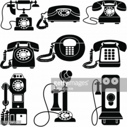 old fashioned telephone clipart - Google Search | Vintage ...