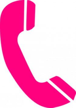 Pink Telephone Clip Art at Clker.com - vector clip art ...