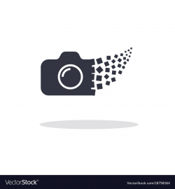 Camera photography logo icon template