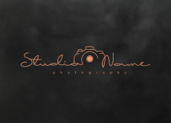 Photography Modern Camera Logo (With Multiple Foil Colors ...