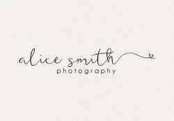Photography Logo | Initial logo | Modern Logo | Heart Logo ...